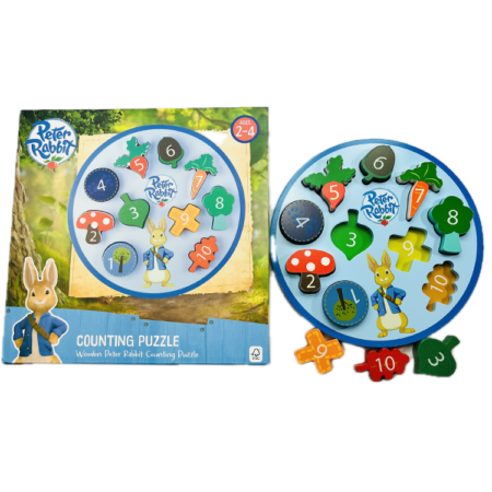 Peter Rabbit Jumbo Wooden Counting Puzzle